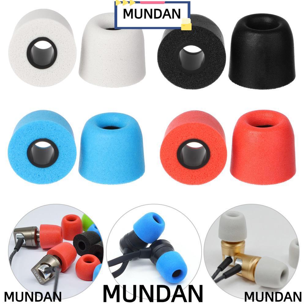 MUNDAN Replacement Eartips Soft Consumer Electronics Headset Memory Foam สําหรับหูฟังชนิดใส่ในหู