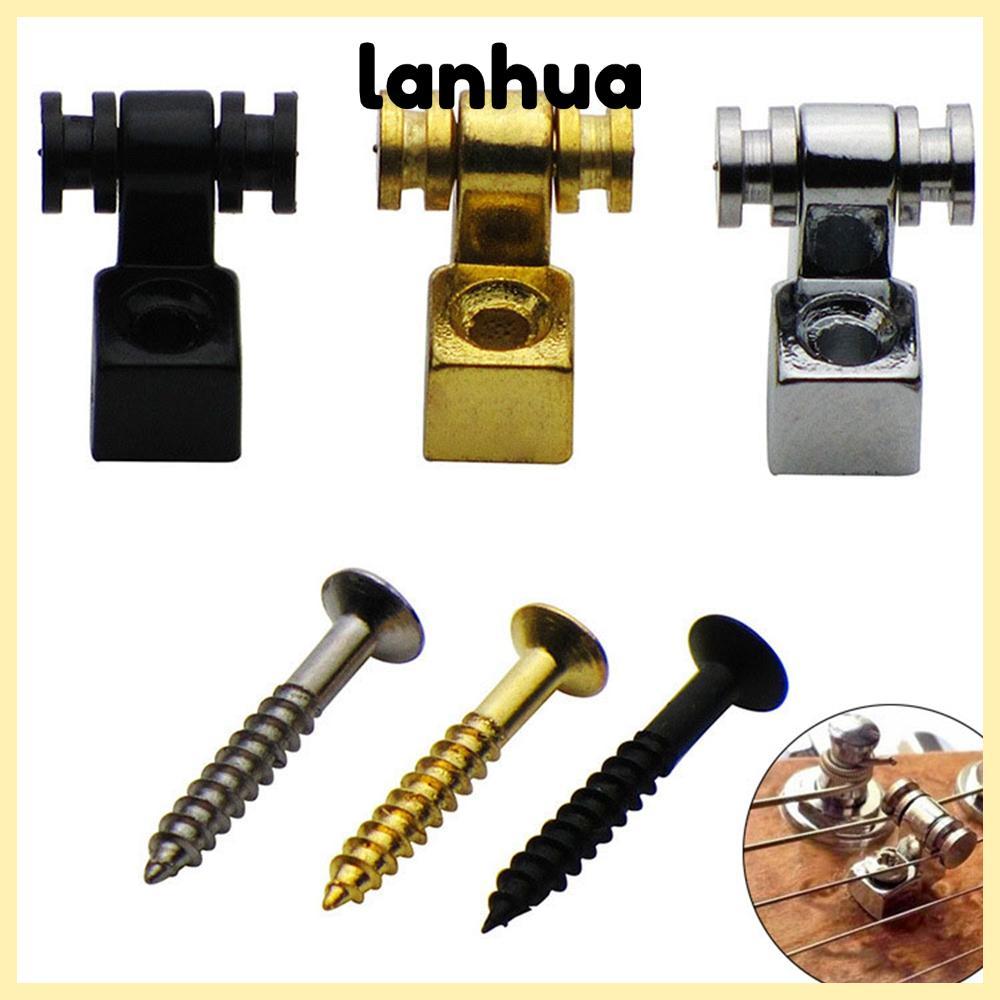 LANHUA Roller String Trees 1.3 ซม. 3 สีติดตั้งกีตาร์คู่มือต้นไม้