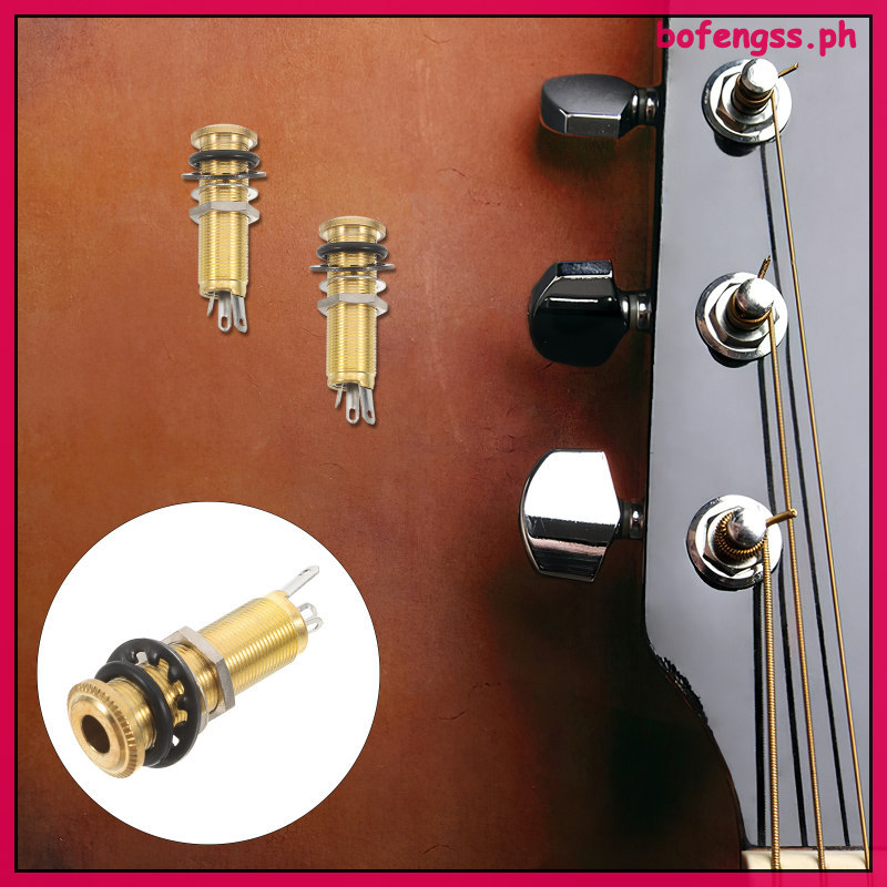 Bass Guitar Electric Accessories Bass-guitar-hardware Output Jack Flush Mount Plug bofengss