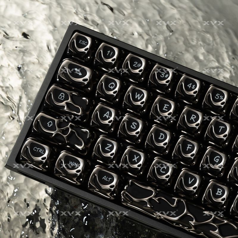Jingzhou City Huhua Ye Commercial Co., Ltd. XVX Venom Keycap พื้นผิวโลหะ Hollow หมอกโปร่งใสบุคลิกภาพ
