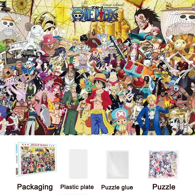 จิ๊กซอว์ 1000 ชิ้น ตัวต่อจิ๊กซอว์ ลายการ์ตูนน่ารัก ตัวต่อจิ๊กซอว์ปริศนา ของเล่นการศึกษา สำหรับเด็กและผู้ใหญ่
