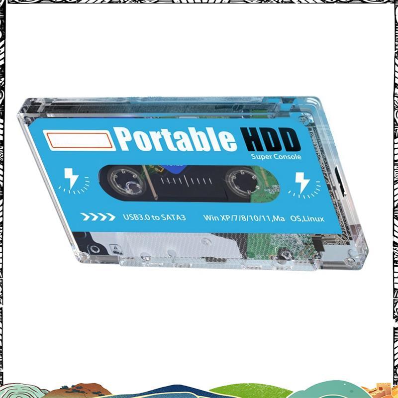 Super 500G HDD Mobile Hard Disk ในตัว 60000 + เกม 70 + Emulators 38 เกมระบบสําหรับ Win7/8/10/11