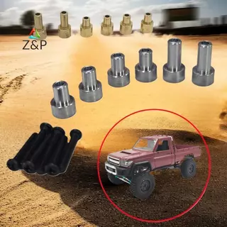 Z & P 1 ชุดสําหรับ 1/12 ดัดแปลงล้อใหญ่อะไหล่อัพเกรดพิเศษ MN82 MN82S รถโลหะเปลือกยกคอลัมน์ความสูง Braet COD