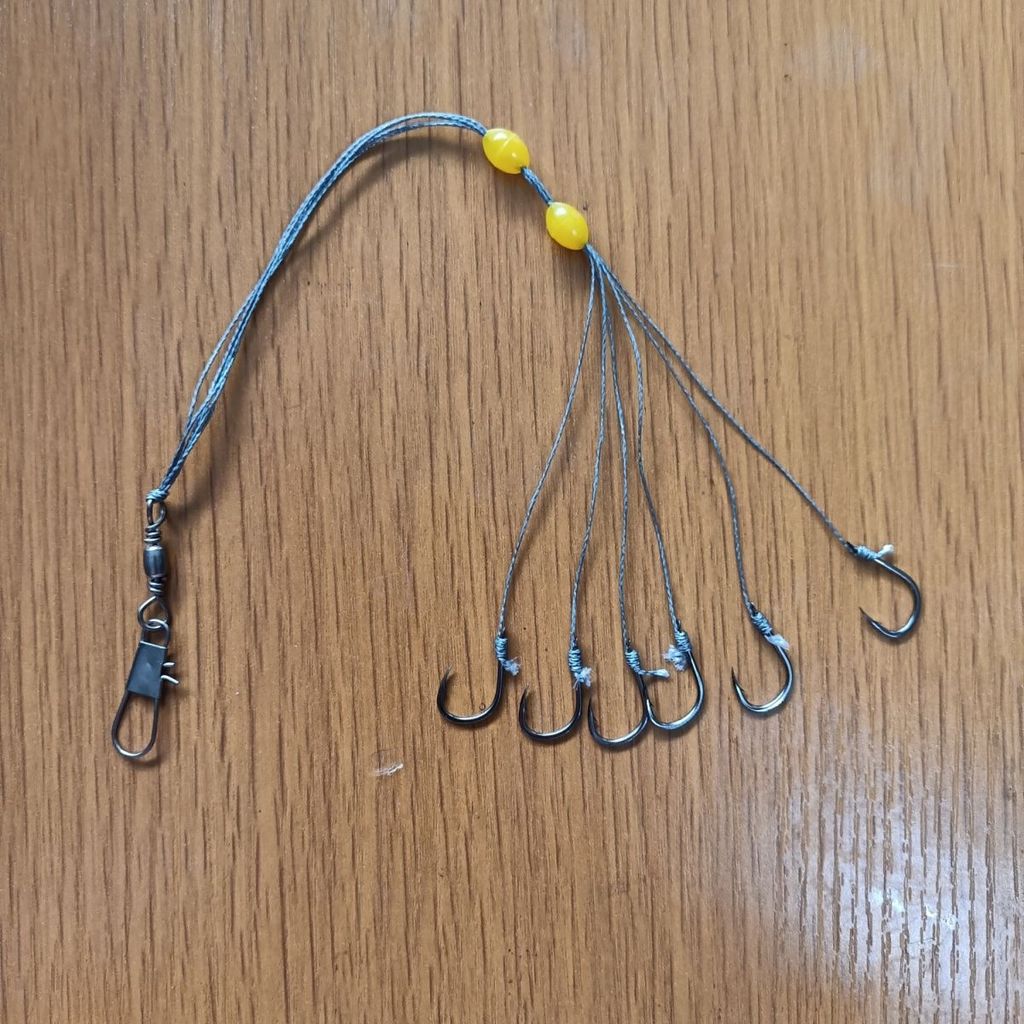 Pingxiang Fine Tie 6 ตะขอไม่มีสปริงตะขอระเบิด Bang Yang Hook Hankou Hook Scud Fish Hook