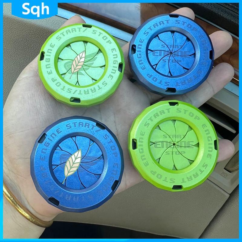 Bri Rotatable Car Engine Start Stop Button Cover de Switch Protection Cap ywr