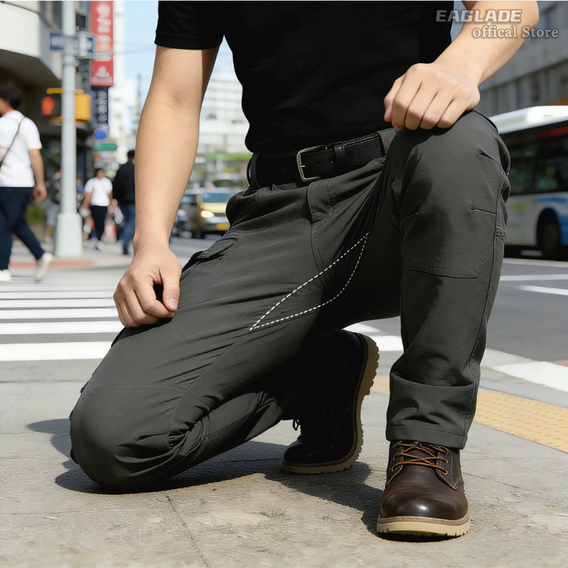EAGLADE Urban Techwear Pants - กางเกงแห้งเร็วและไม่มีเหล็ก ออกแบบมาเพื่อมืออาชีพด้านไอทีและวิศวกรรม A1757 thumbnail 5