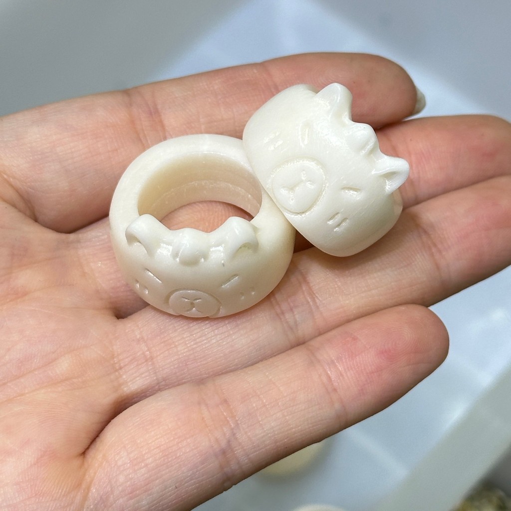 สไตล์ทิเบตอูฐกระดูก Kapibara แหวนวิ่ง DIY เครื่องประดับลูกปัดอุปกรณ์เสริมสร้อยข้อมือสร้อยคอ QX3T