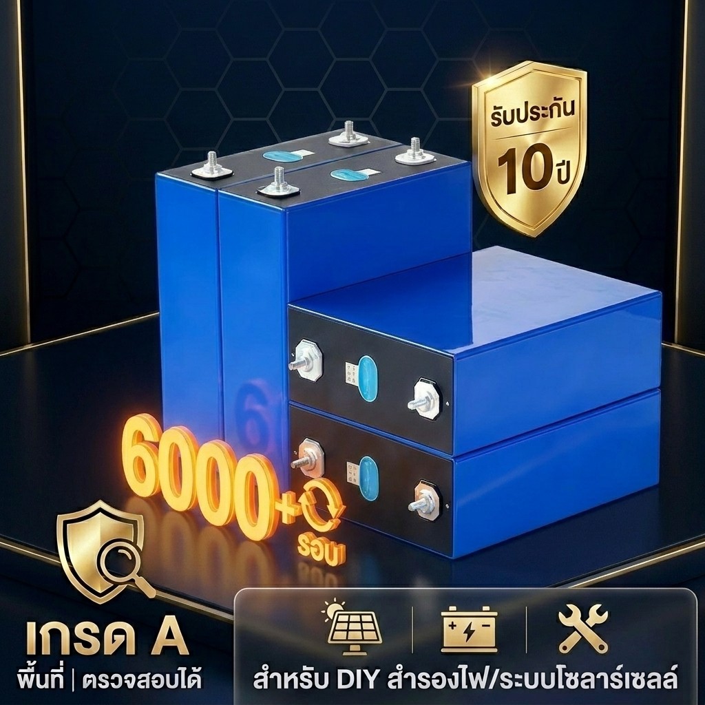 CATL 314Ah LiFePo4 แบตเตอรี่ลิเธียมฟอสเฟตใหม่ 3.2V 314AH แบตลิเธี่ยม lifepo4 battery 24v แบตเตอรี่ ล