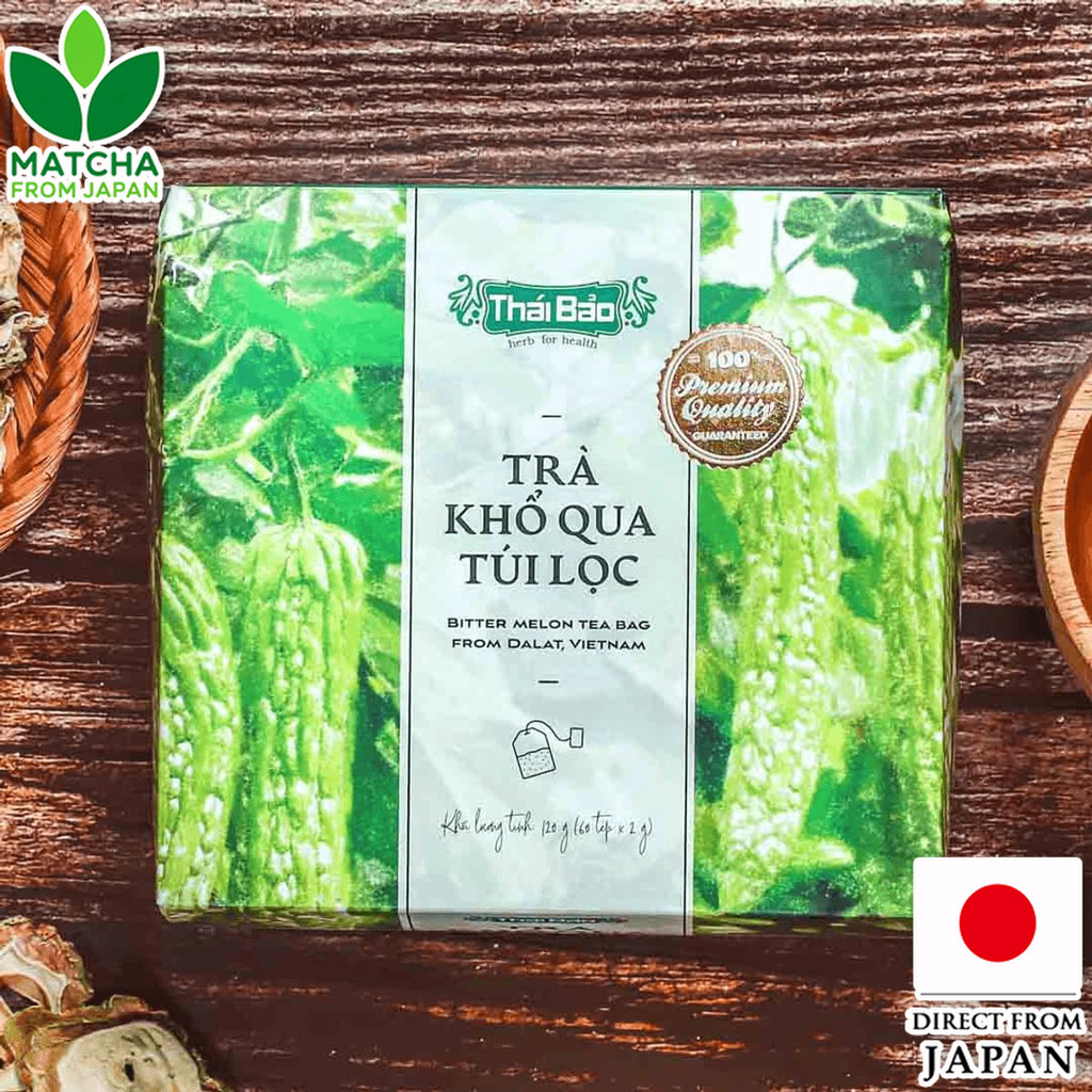 Thai Bao Bitter Melon Tea Bag 100% Vietnam Natural Taste Gift Box Hot Or Iced Tea
