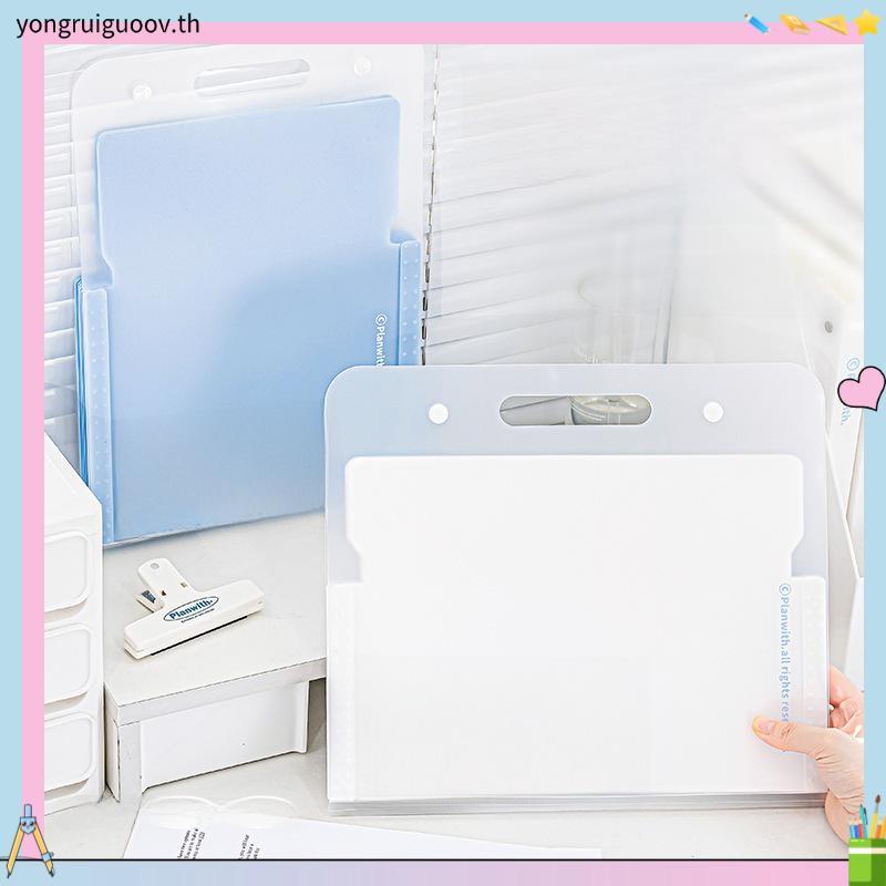 Cdaily|กระเป๋าโฟลเดอร์ ขนาด A4 จุของได้เยอะ หลายชั้น สําหรับนักเรียน
