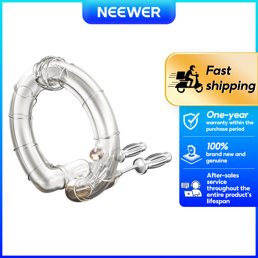 Neewer 300W เปลี่ยนแฟลชหลอดไฟ Bare Tube สําหรับ Neewer VISION4 Monolight, FT300