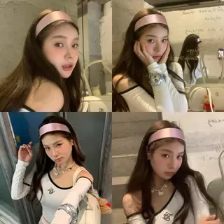 🫧🫧ดีไซน์เรียบง่าย ที่คาดผมผ้าซาติน สไตล์ใหม่ คุณภาพสูง แบบกว้าง เครื่องประดับผม เข้ากับทุกการแต่งกาย ราคาถูกที่สุด