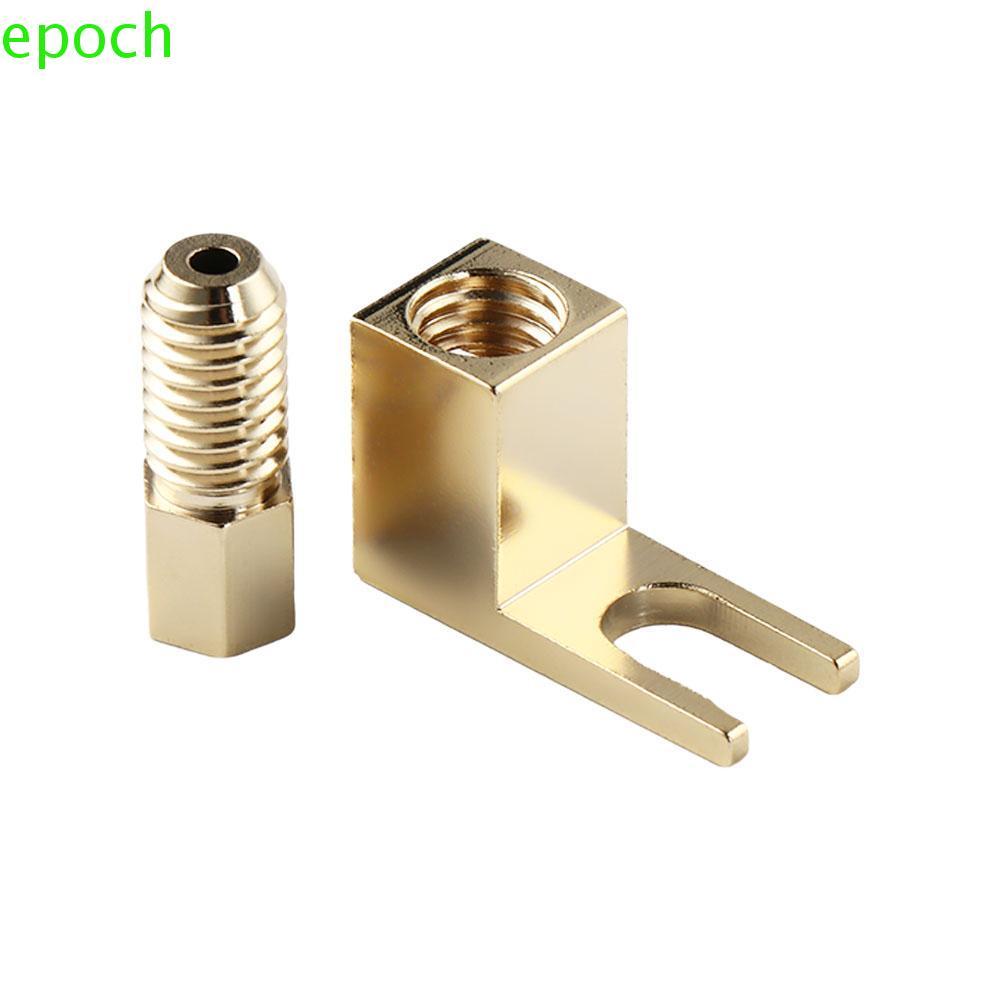 EPOCH U Spade Connector 1 PC Cable Connector ปลั๊กอะแดปเตอร์ซ็อกเก็ตกล้วยโลหะ Y ประเภทลําโพง Spade P