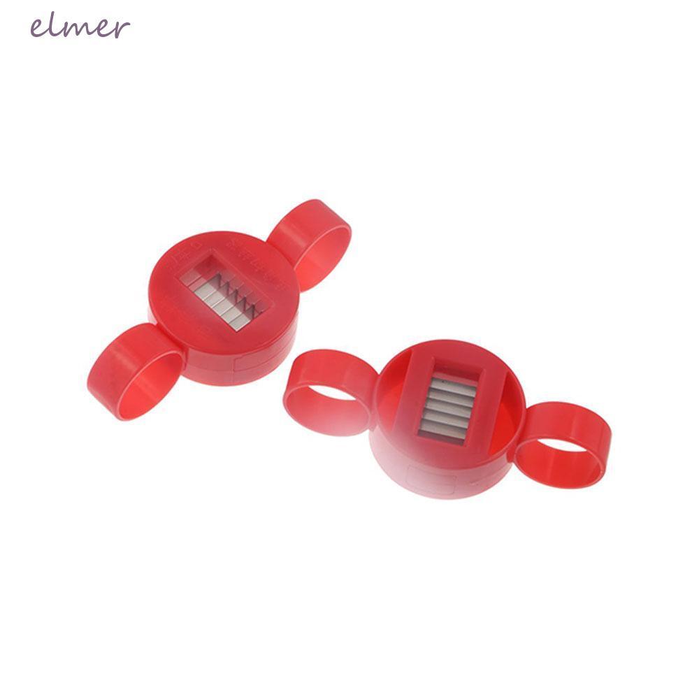 ELMER เครื่องทําลายถั่วยาวผู้ช่วยทําอาหารมัลติฟังก์ชั่นสแตนเลสสีแดง