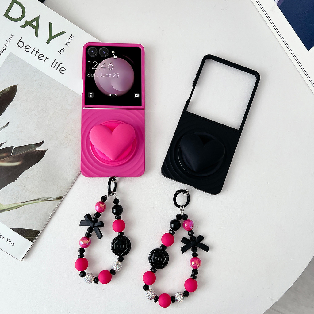 เคสโทรศัพท์แม่เหล็กสีลูกกวาดสําหรับ Samsung Galaxy Z Flip7 Z Flip7FE Z Flip6 Z Flip5 พร้อม