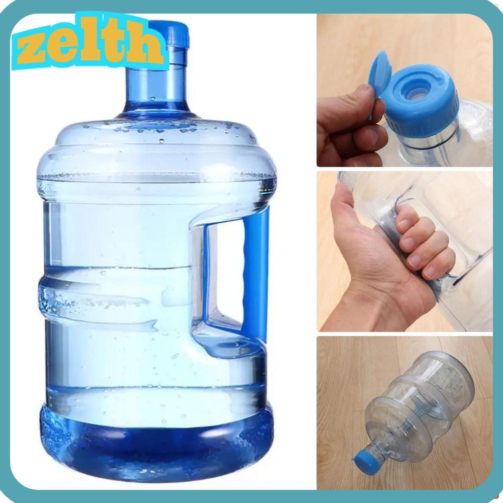ZELTH 1 ชิ้นภาชนะน้ําแร่, เหยือกขวดน้ําบริสุทธิ์เกรดอาหารแบบใช้ซ้ําได้, 5 ลิตร 7.5 ลิตรถังเปล่าแบบพกพา