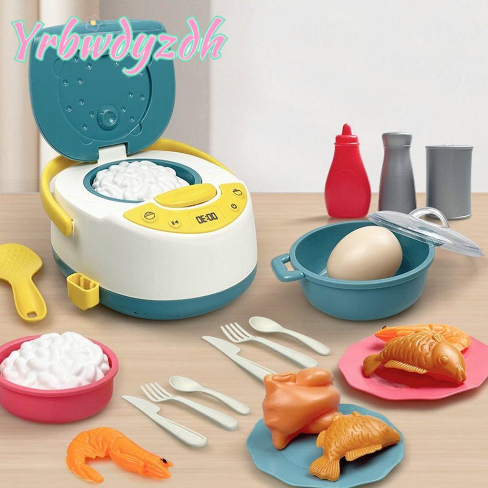 YRBWDYZDH เด็กทําอาหาร Playset, Multicolor เตาแก๊ส Playing House ของเล่นห้องครัว, Creative จําลองออกแบบไมโครเวฟพลาสติก Baking Playset เด็ก Play
