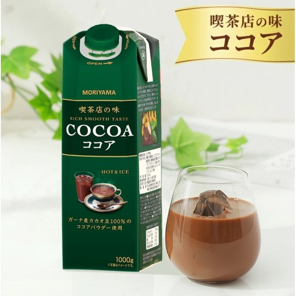 **แบบส่งด่วนเท่านั้น** MORIYAMA Rich and Smooth Cocoa โกโก้พร้อมดื่ม ขนาดใหญ่จุใจ 1 ลิตร