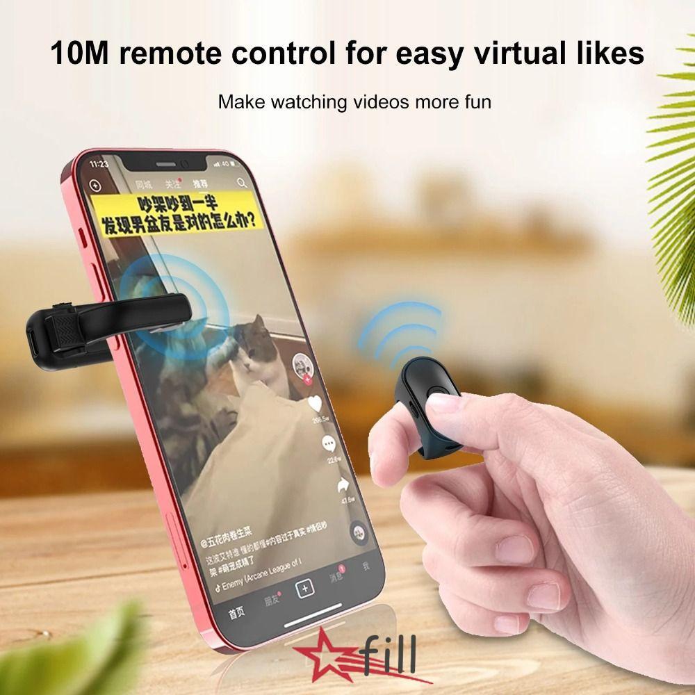 FILL E-book Page Turner, 2-in-1 ABS Page Turner Remote, Remote Lightweight Record Triggers สําหรับจุ