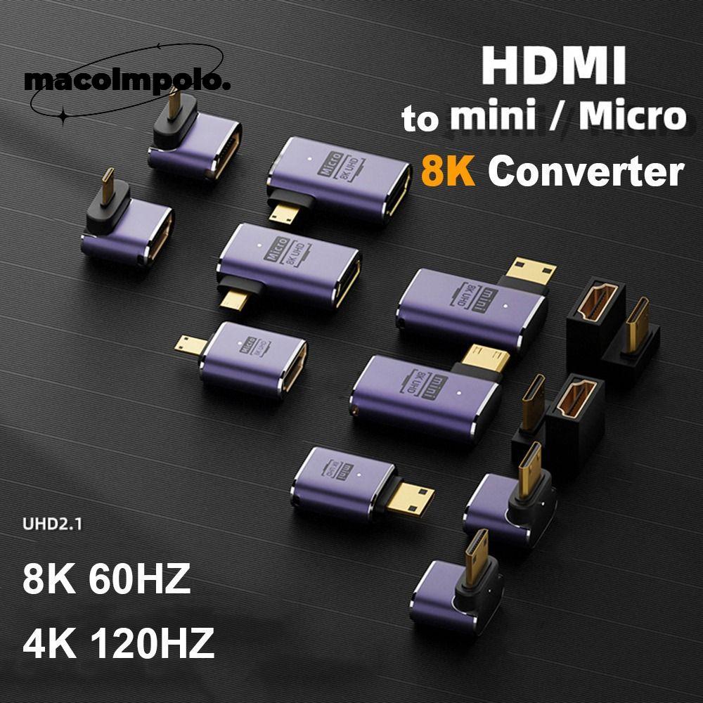 ตัวแปลง HD 2.1 UHD Monitor โปรเจคเตอร์ 8K 60HZ