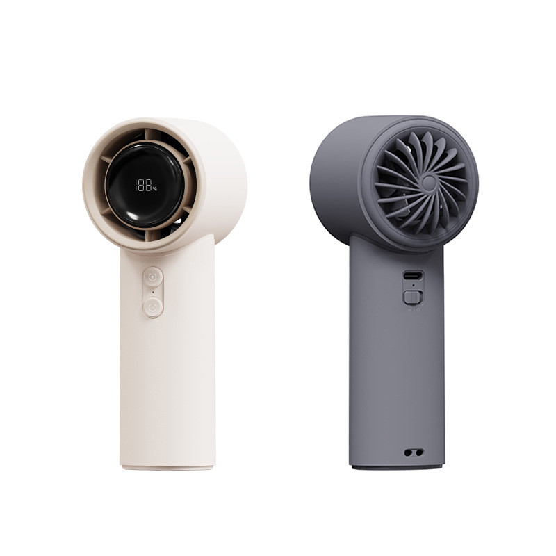 EZhome Handheld Fan with Cooling Pad พัดลมมือถือ พัดลมพกพาพร้อมแผ่นทำความเย็น ใช้งานยาว 11 ชม.