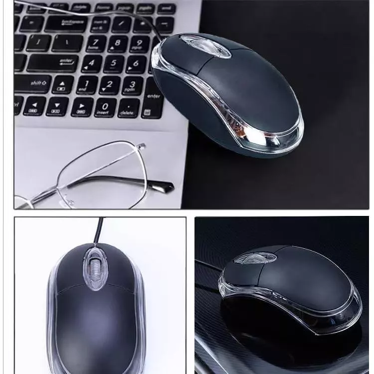 เมาส์ออปติคอลมินิ กุ้ยเหิง แพ็คคู่ USB สำหรับคอมพิวเตอร์และแล็ปท็อป thumbnail 9