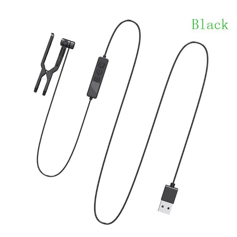 BLACK Auto Clickers Quiet Clickers USB Simulators Physical Tapper สําหรับเกม Assistance Task สําหรับ