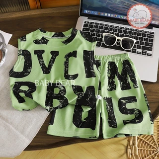 ชุดเซ็ตเสื้อกล้ามเด็ก ชุดกล้ามน่าร้อน สำหรับเด็กผู้ชาย ชุดเด็กแฟชั่น เท่ๆ สายสตรีท งานฮิต