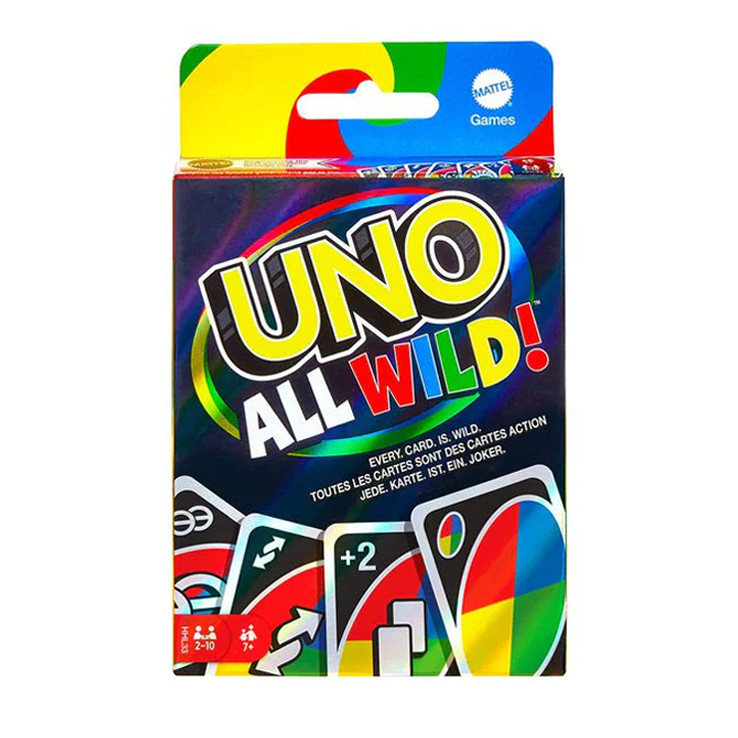 Uno All Wild Card Game For Family Party Game Gift card Game