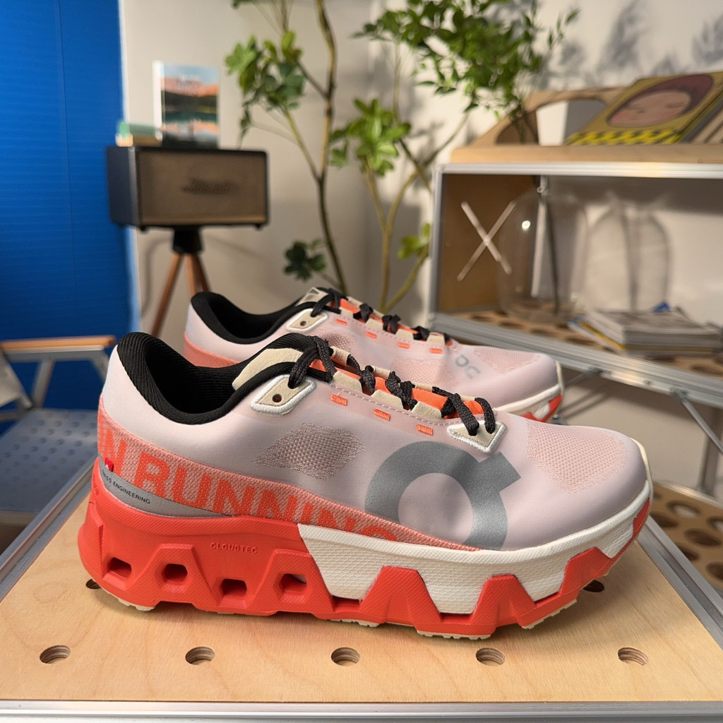 On Cloudmonster Hyper Grey Orange รองเท้ากีฬาสําหรับผู้ชายและผู้หญิงที่สวมใส่สบาย