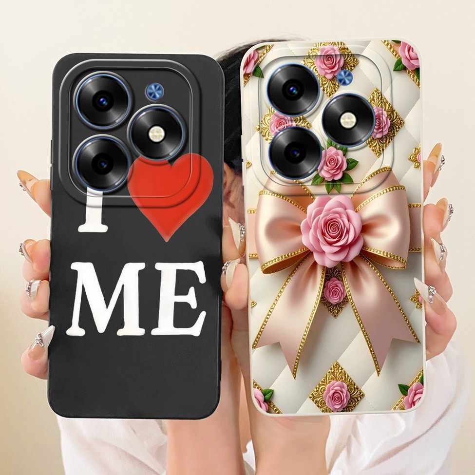 Tecno Spark 20C BG7 BG7n เคสโทรศัพท์ Techno Spark 20C เคสซิลิโคนแฟชั่นแมวน่ารักตลกรูปแบบกันชนกันกระแ