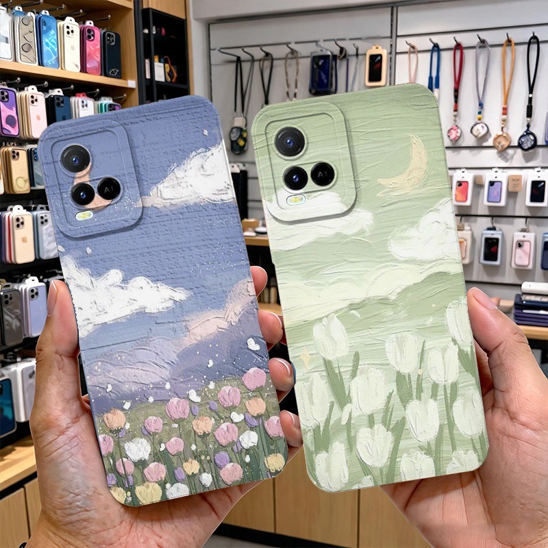 HP SGR1 - เคส SOFTATIBLE สําหรับ VIVO Y21 - เคส VIVO Y21 - เคส VIVO Y21 / Y21S / Y21A / Y21T / Y33S 
