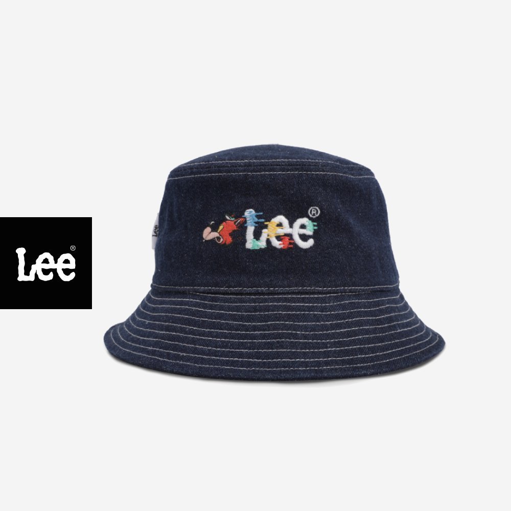 LEE หมวกบักเก็ตผู้ชาย / ผู้หญิง คอลเลคชั่น Lee x Akid From Yesterday   รุ่น LE F225UHATN04 - สียีนส์
