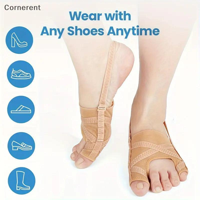 ผ้า Bunion Corrector Breathable ปรับ Hallux Valgus Sleeve Spacer Separator Toe Corrector กีฬา Bunion Sos วิ่ง