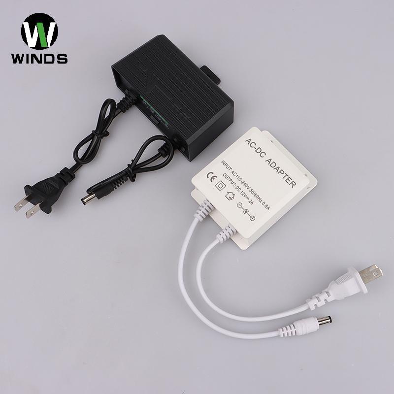 ODS AC/DC 12V 2A 2000ma กล้องวงจรปิดแหล่งจ่ายไฟ adaptor กันน้ํากลางแจ้ง EU US ปลั๊กอะแดปเตอร์ Charger สําหรับกล้องวงจรปิดกล้องวิดีโอ OD