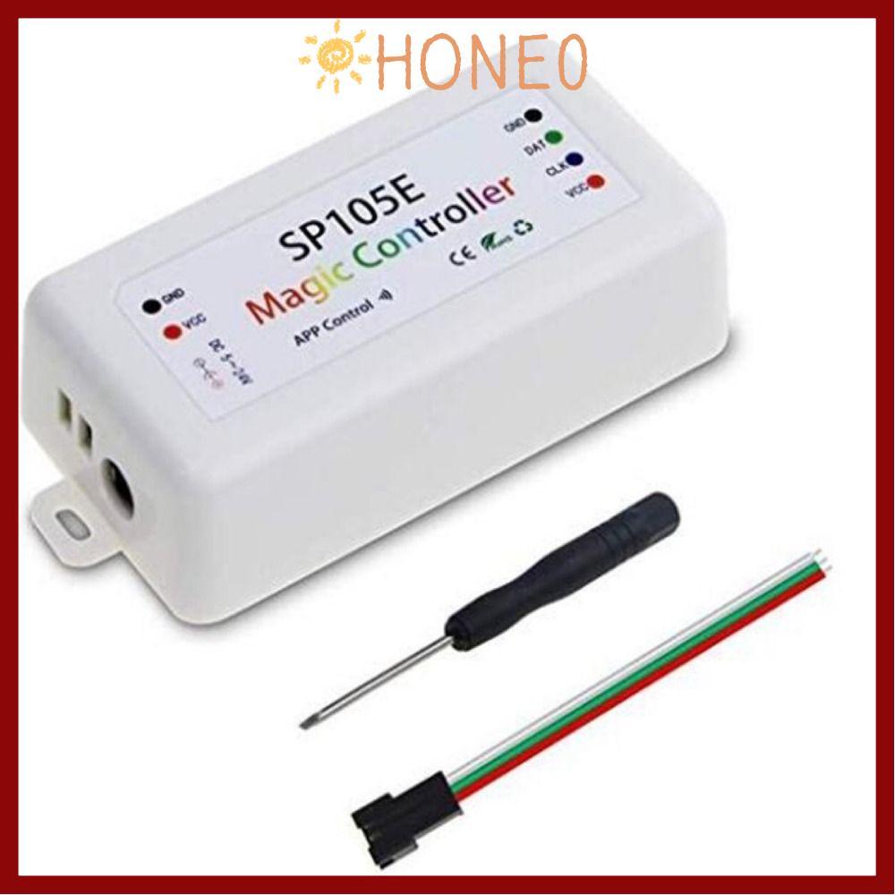 HONE LED พิกเซล Strip Controller, SP105E SP107E SP108E Build-in MIC ไฟ LED Controller, บลูทูธ WIFI แ