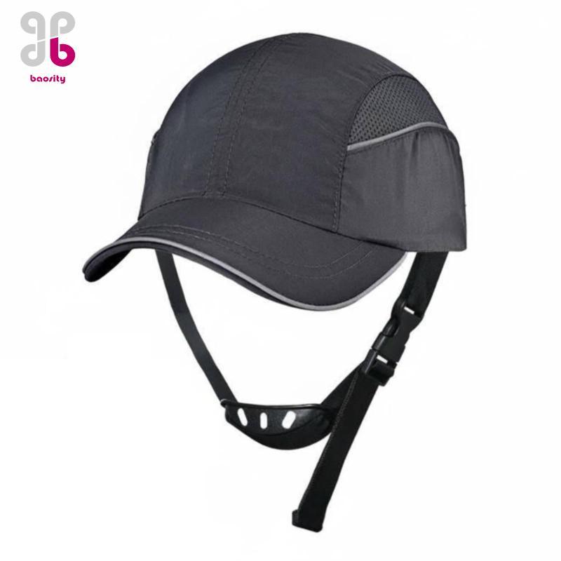 [Baosity] หมวกทํางานสไตล์เบสบอล CE EN812 ได้รับการรับรองหมวกเบสบอลสไตล์สายรัดคางแบบปรับได้หมวกน้ําหนักเบาสําหรับการประชุมเชิงปฏิบัติการ ปัจจัย คลังสินค้า