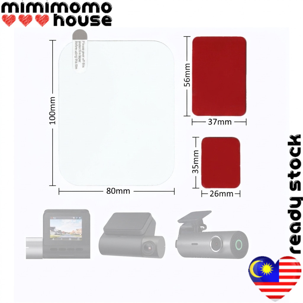 สติ๊กเกอร์กันความร้อนและไฟฟ้าสถิตสําหรับ 70mai M300, M310 1S, A500 & A200 ชุดติดตั้งทนความร้อนสําหรั