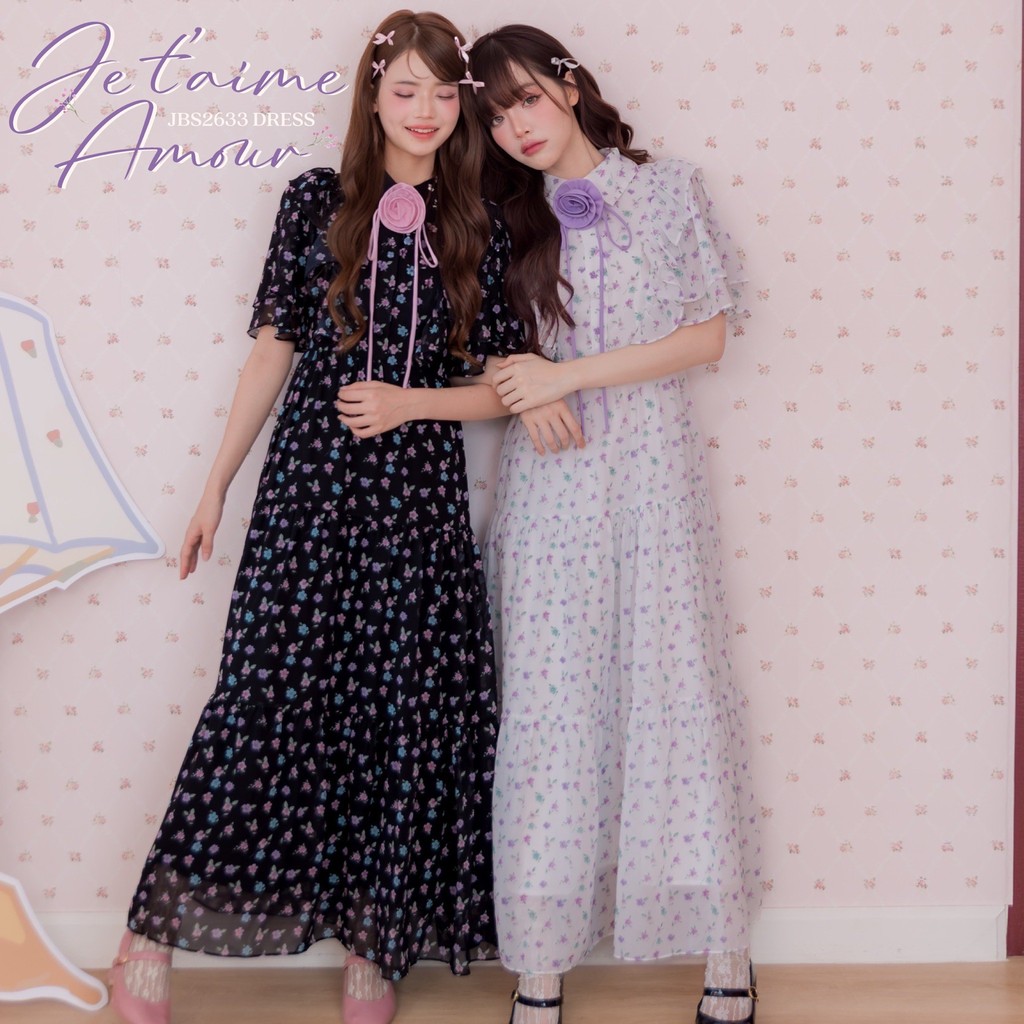 #JBS2633 Je t'aime Amour Dress Joobs studio