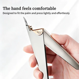 Professional ปลอมเล็บตัดเล็บ Clipper เคล็ดลับตัด U-รูปขอบตัด Trimmer ปรับสแตนเลส U-รูปประดิษฐ์สําหรับปลอมแต่งเล็บ
