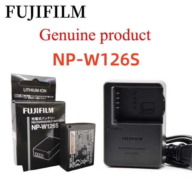 【FUJIFILM Genuine product】FUJIFILM Digital Camera Battery NP-W126  NP-W126S BC-W126 Battery+Charger