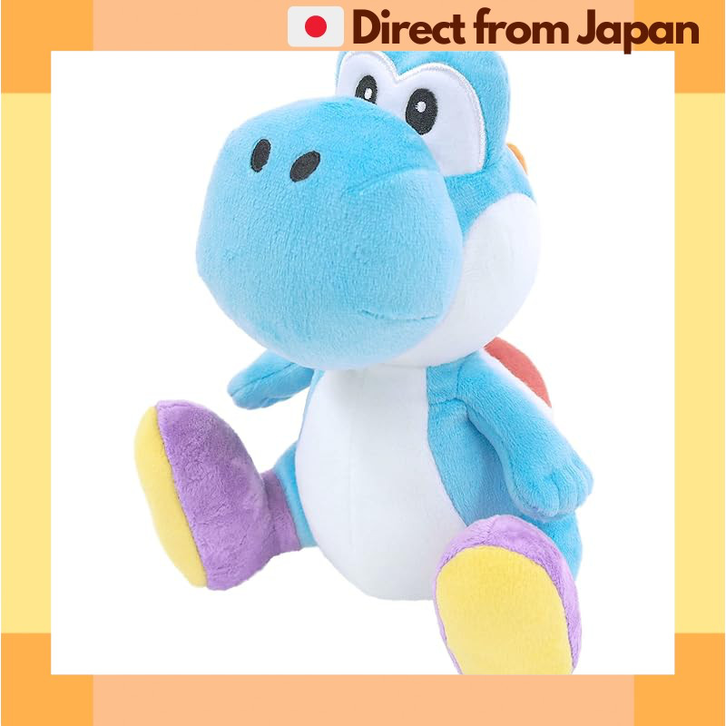 Super Mario Yoshi Plush Light Blue S AC47 All Star Collection San-ei Boeki