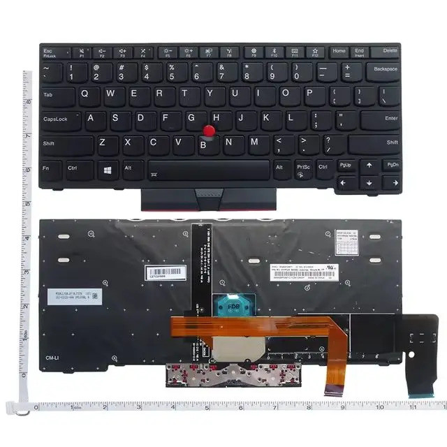 US แป้นพิมพ์แล็ปท็อปสําหรับ Lenovo Thinkpad X13 Gen1 L13 โยคะ Gen2 S2 โยคะ 5th Gen6 X280 A285 X390 X