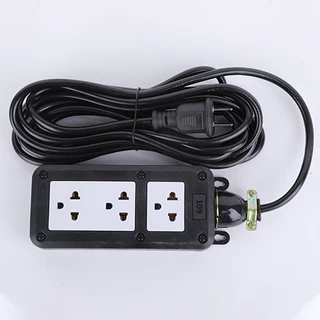 ปลั๊กสนาม 2x4 บล็อกยาง สาย VCT2x1 รองรับไฟสูงสุด 3000W ยาว 5M,10M,15M,20M,30M
