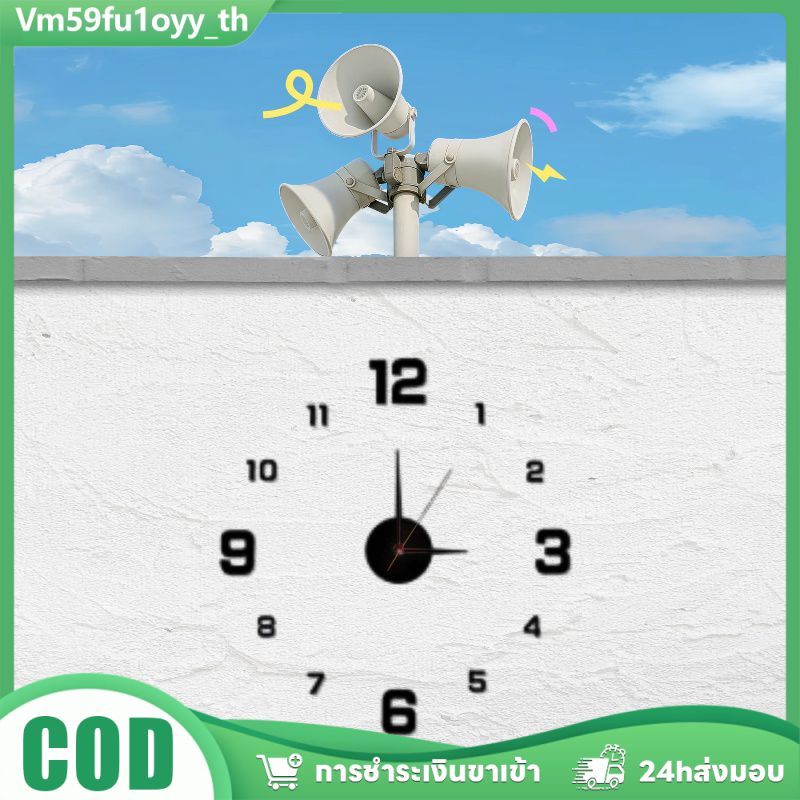 ⏰นาฬิกาติดผนังขนาด40cm ดีไซน์ยุโรปเงียบไม่มีเสียงกาวติดผนังการรับรู้ ตกแต่งบ้านดูง่ายในที่มืดส่งไว