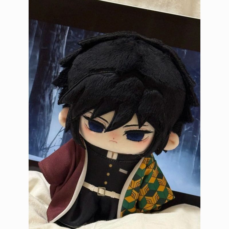 【พร้อมส่ง】demon slayer figure plush doll plushie Demon Slayer 20 ซม.ผ้าฝ้ายตุ๊กตา Tomioka Giyuu พัดล