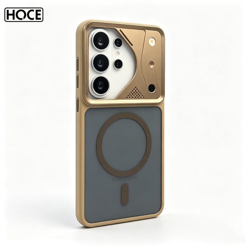 HOCE เคสโทรศัพท์แม่เหล็กหน้าต่างขนาดใหญ่สําหรับ Samsung S26 S25 S24 Ultra ฝาครอบกันกระแทก