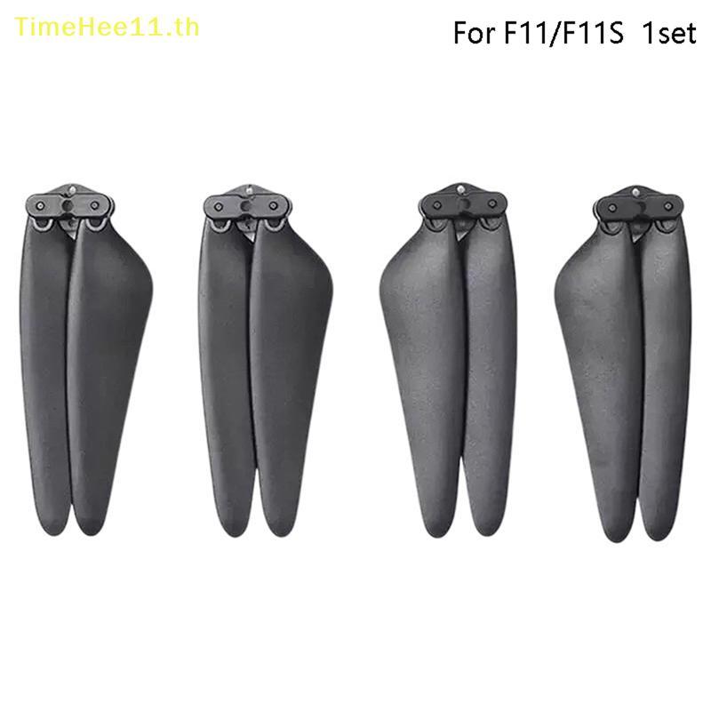 TimeHee 1 ชุดใบพัดเดิมสําหรับ SJRC F11S 4K PRO เปลี่ยนใบพัดอุปกรณ์เสริม TH