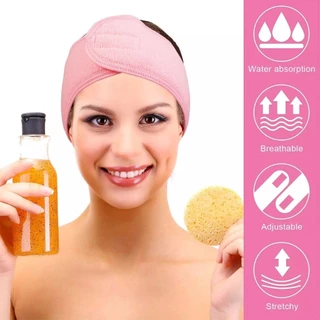 ผ้าคาดผมแต่งหน้า คาดผมอาบน้ำ ล้างหน้า ทำทรีทเมนต์หน้า