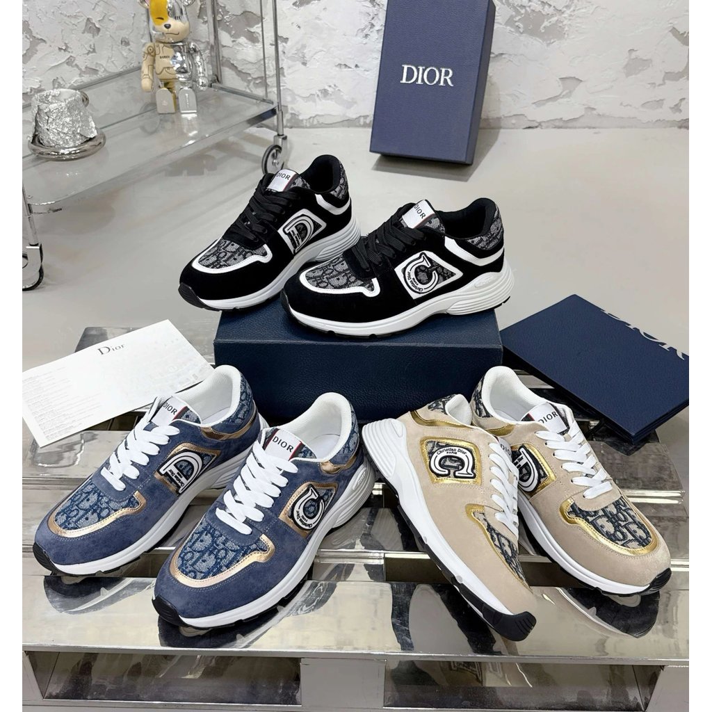 [Wanpin Ceiling] DR B30 Star Same Style Low-Top Sports Casual Series [DIOR] dio Dijia b30 B30 b ผ้าต